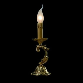 24 Carat Gold Plated Traditional Brass Table Light