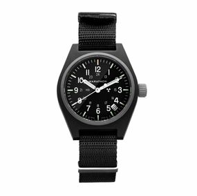 34mm Black General Purpose Quartz with Date (GPQ-D)