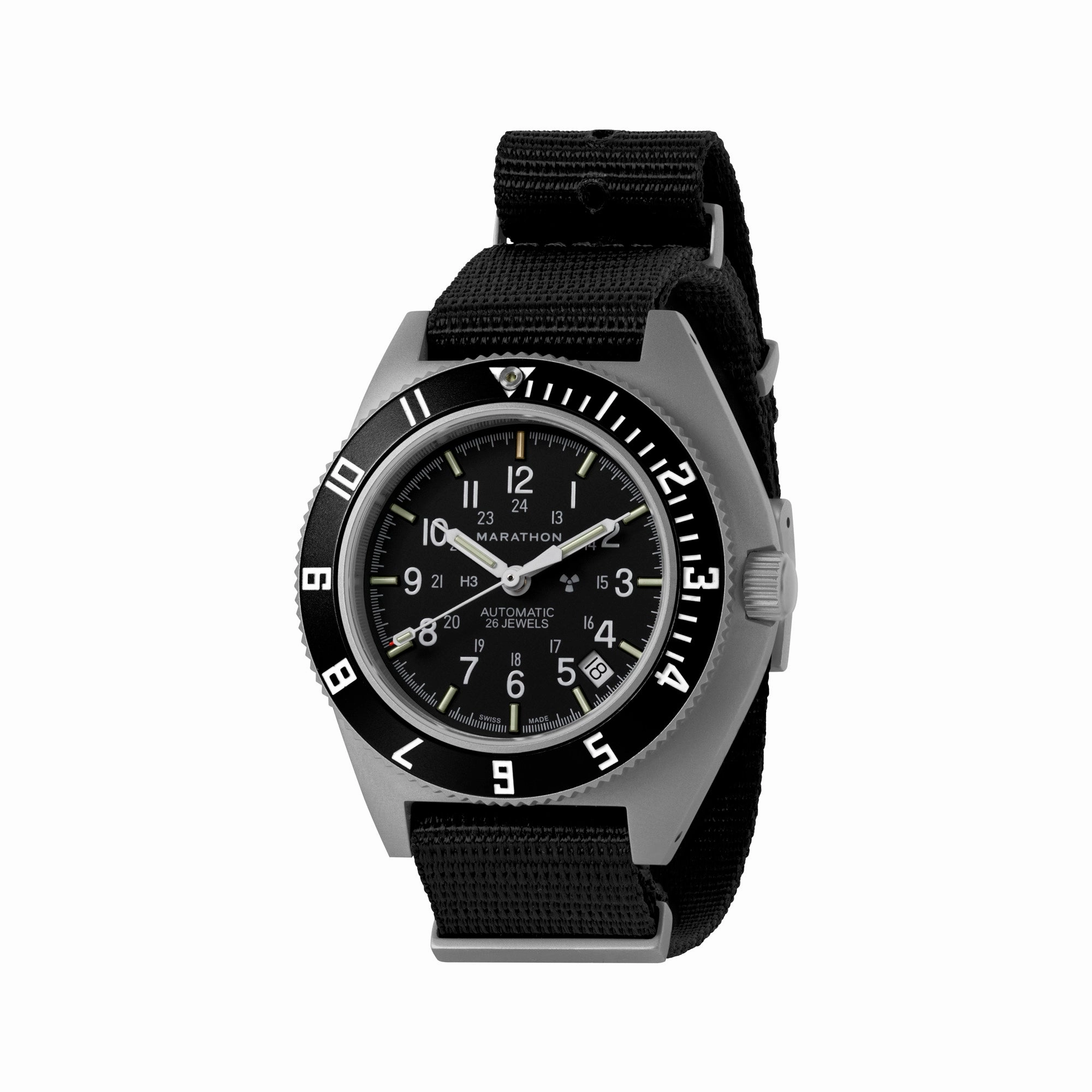 41mm Steel Navigator w/ Date Automatic (SSNAV-D AUTO) on Nylon DEFSTAN
