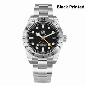 ★US Pre-Owned★San Martin 39mm BB NH34 GMT Watch SN0054-GE