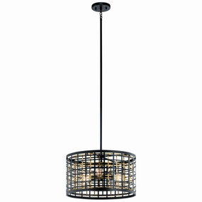 Aldergate Three Light Pendant/Semi Flush Mount
