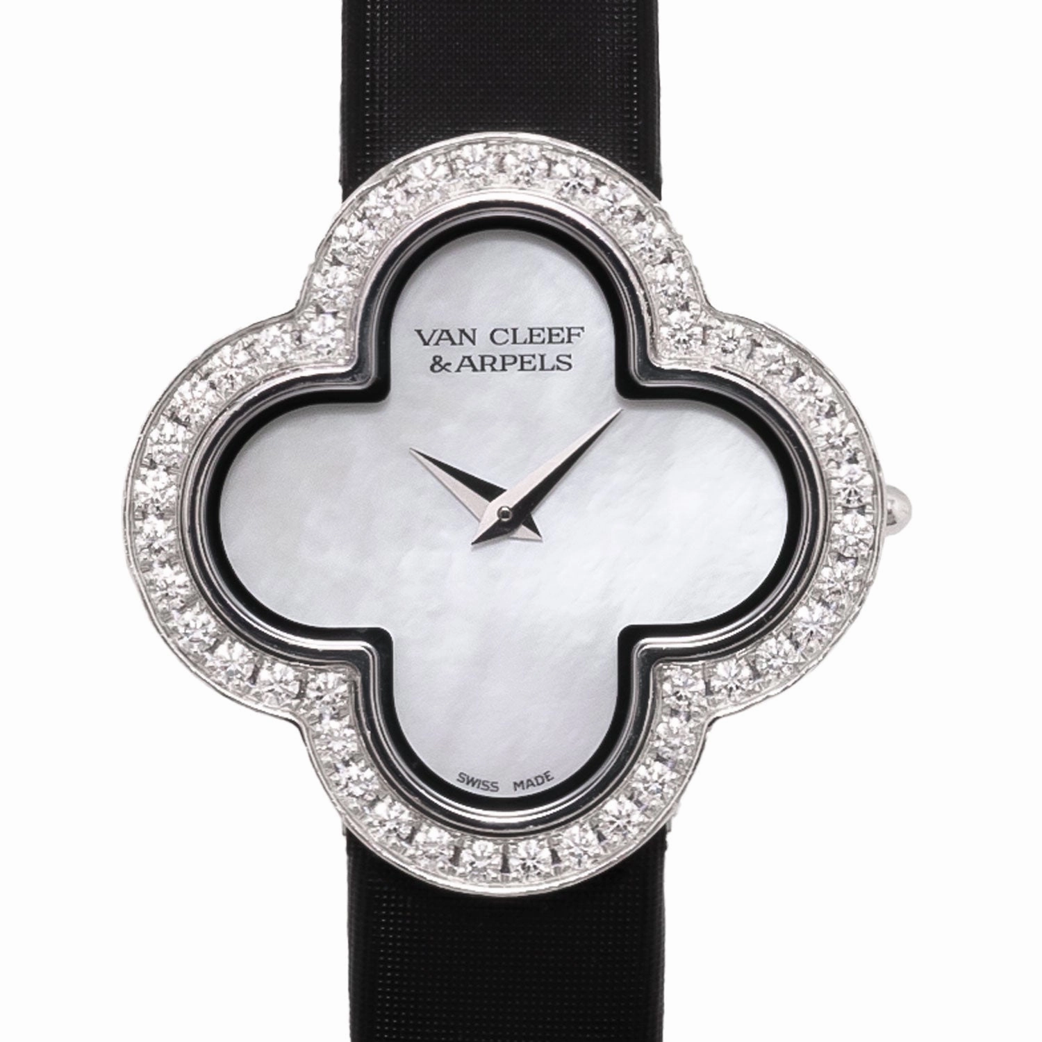 Alhambra Wristwatch 18K Whitegold Perlmutt Dial - HH59335
