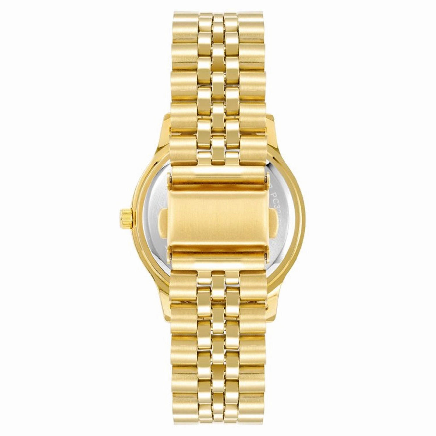 Armitron 20/5540BKGPWM Men's Gold Tone Round Black Dial Dress Watch