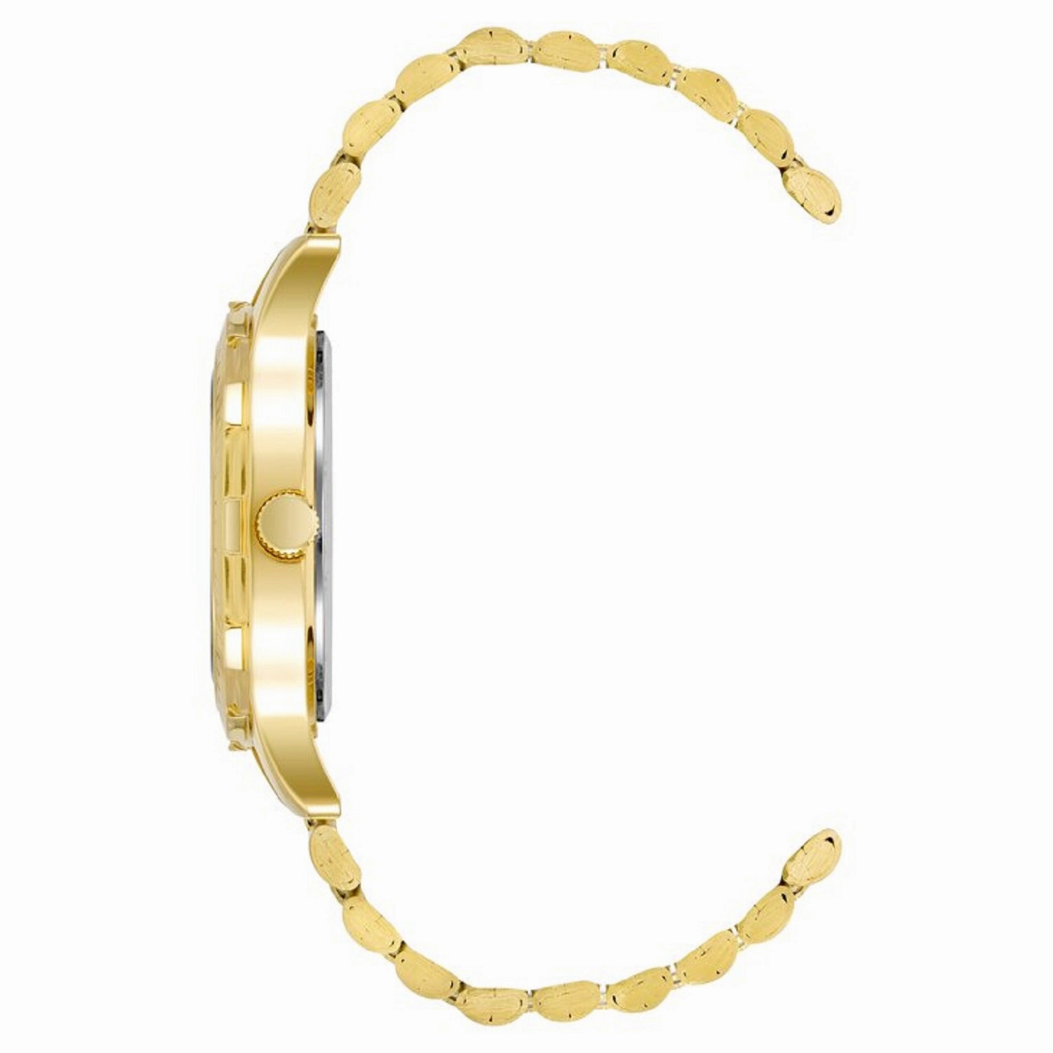 Armitron 20/5540BKGPWM Men's Gold Tone Round Black Dial Dress Watch