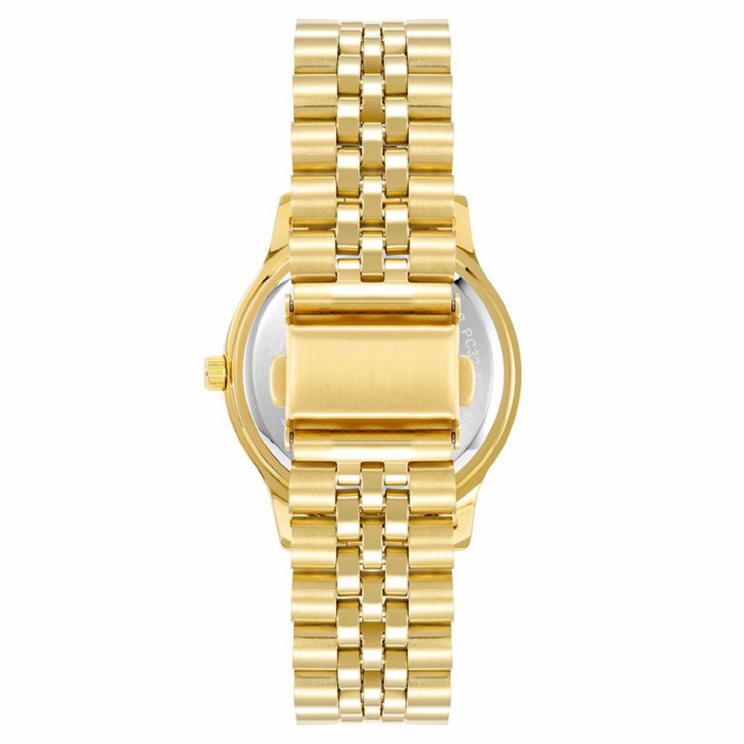 Armitron 20/5540BKGPWM Men's Gold Tone Round Black Dial Dress Watch