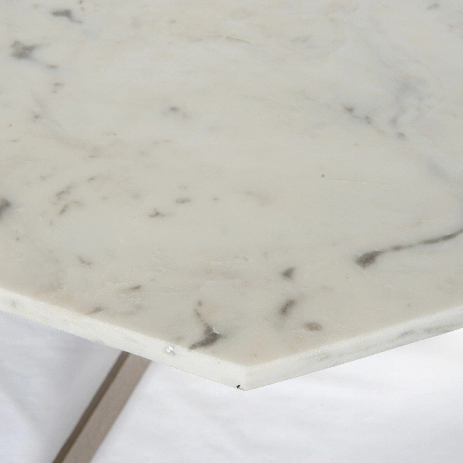 Ashbury Coffee Table - Polished White Marble