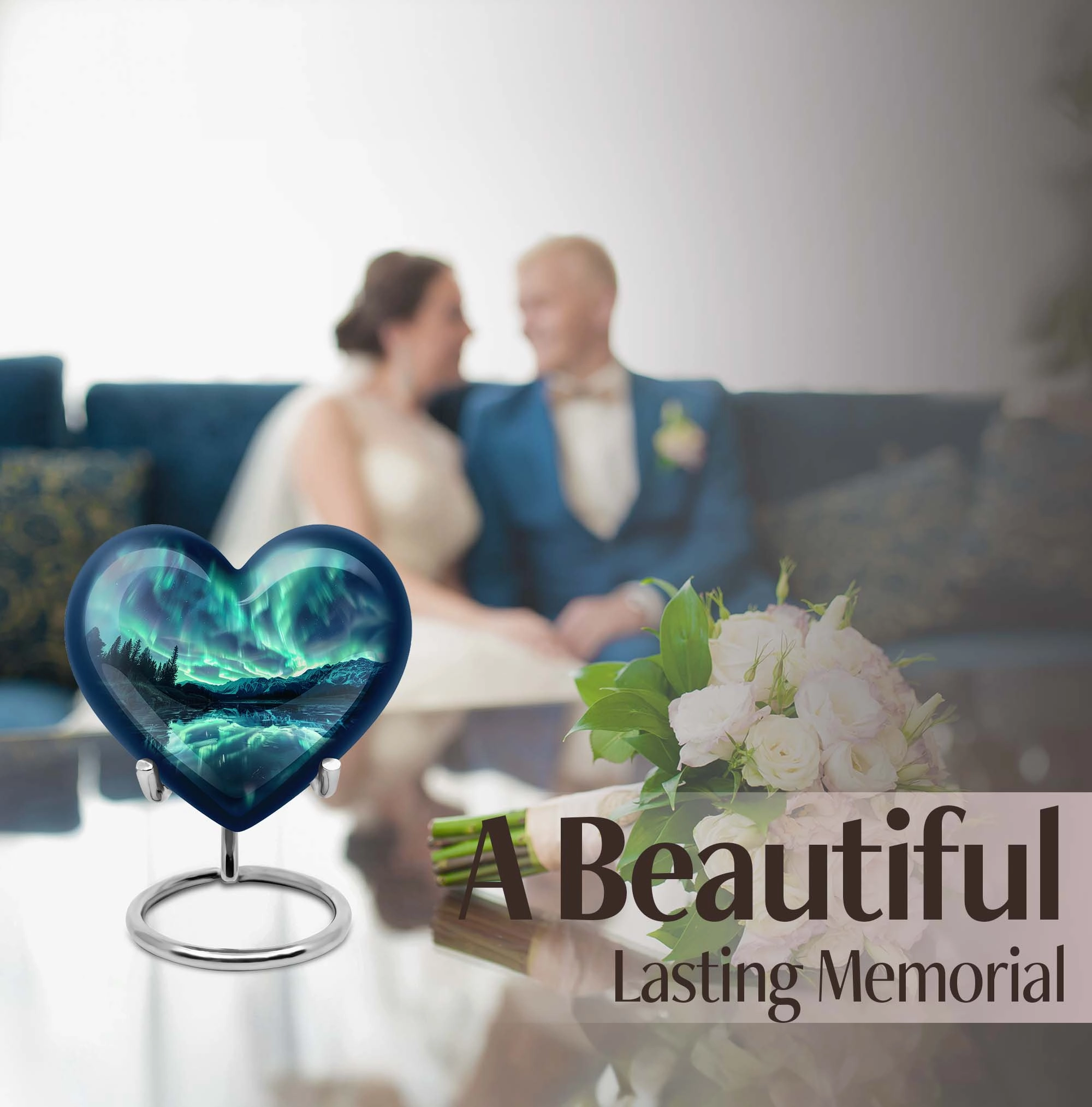 AURORA Borealis Urn: A Refined Memorial Cremation Urn for Dad