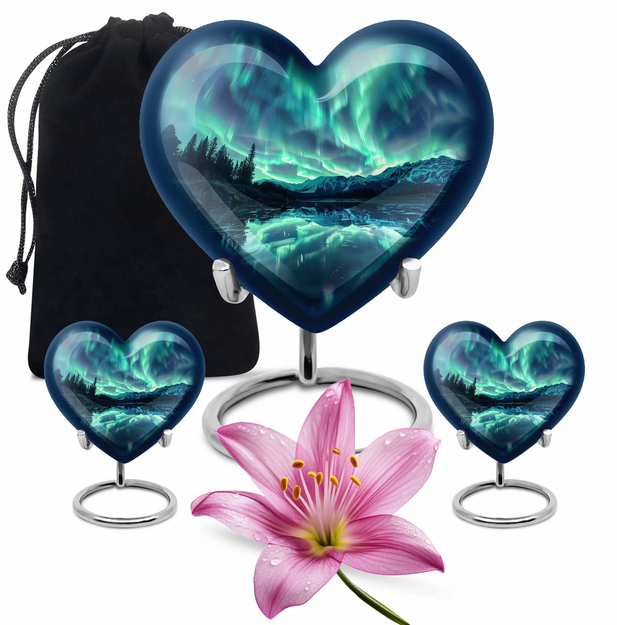 AURORA Borealis Urn: A Refined Memorial Cremation Urn for Dad