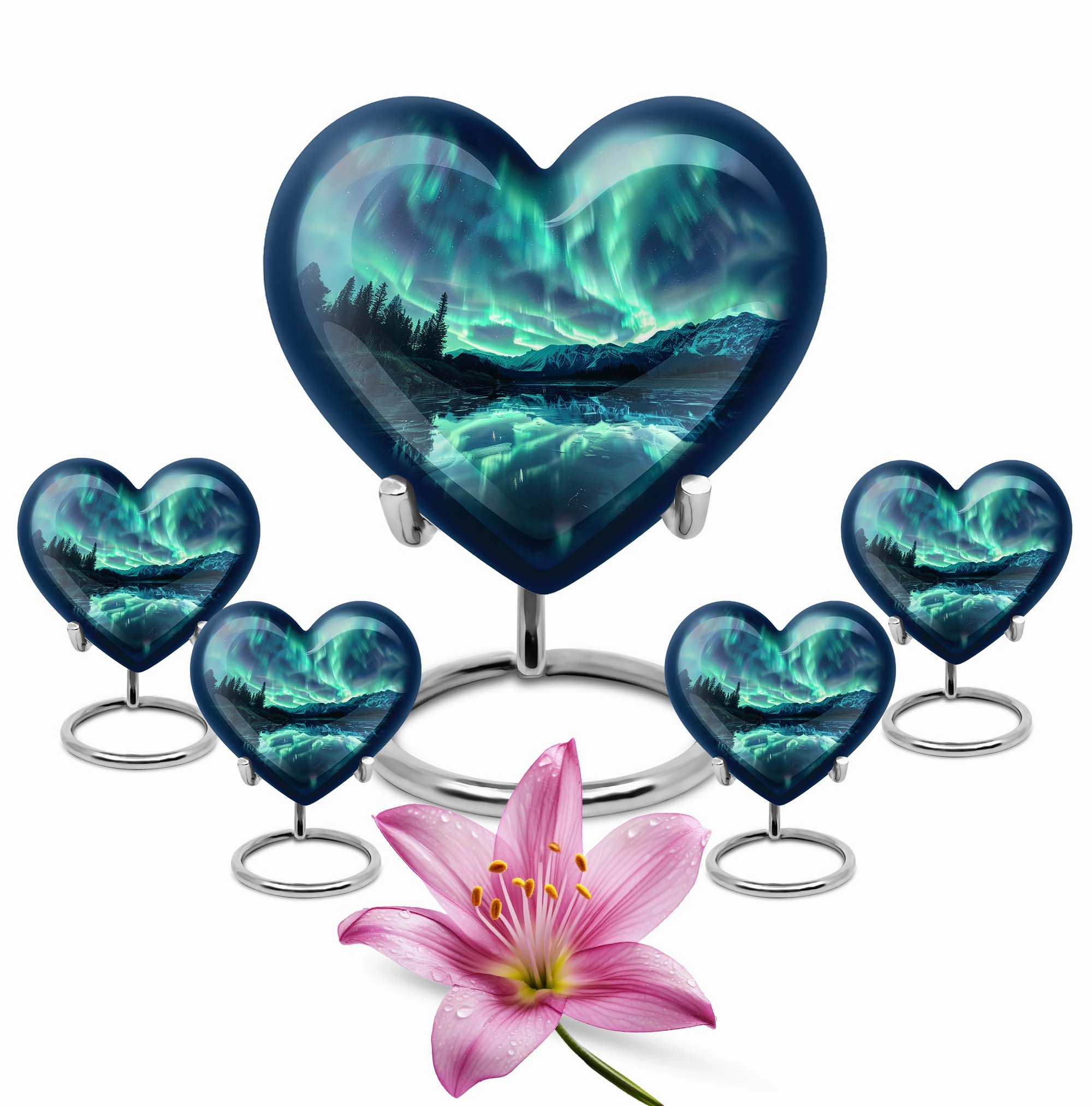 AURORA Borealis Urn: A Refined Memorial Cremation Urn for Dad