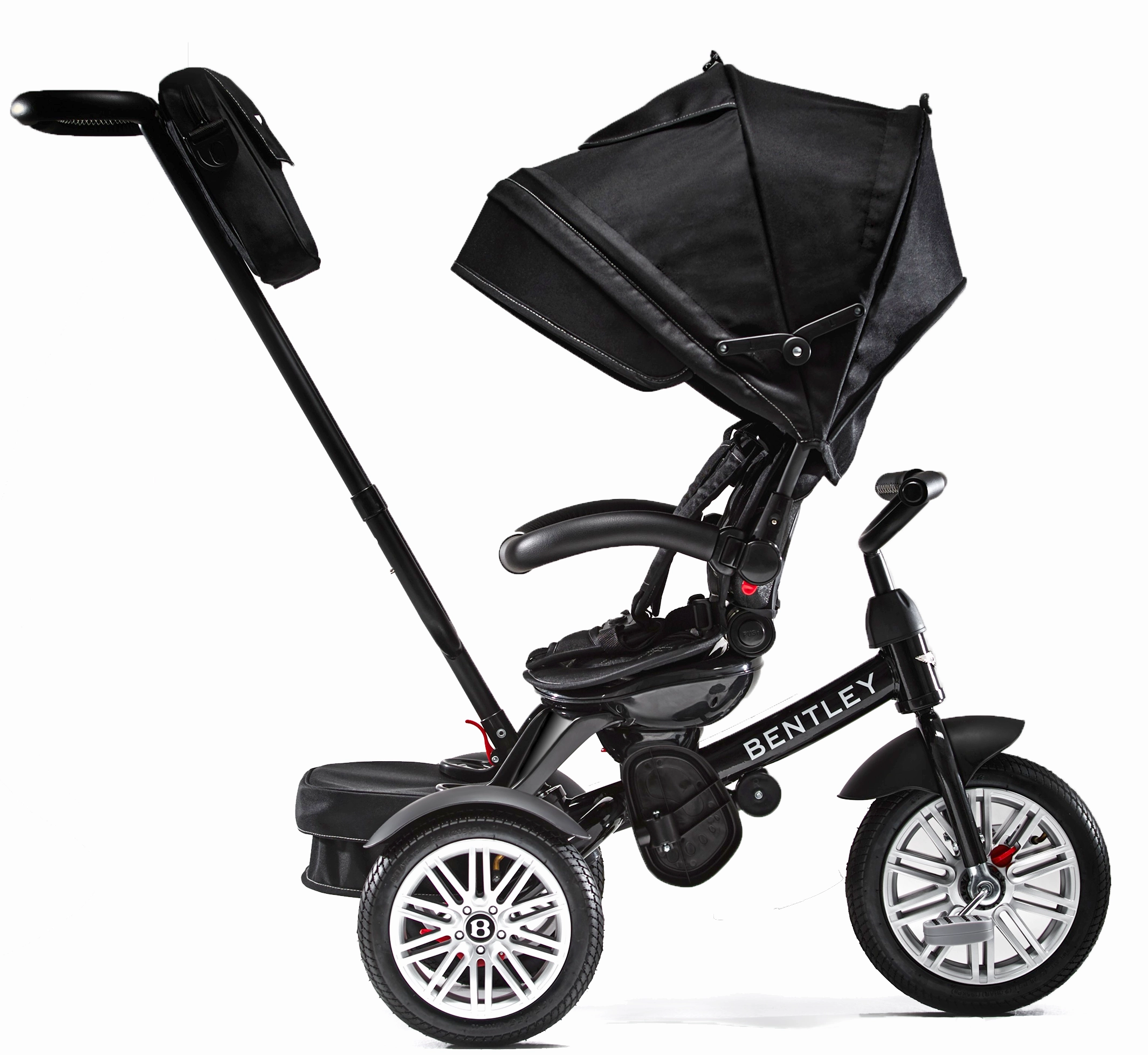 Bentley 6-in-1 Baby Stroller-Kids Trike (Onyx Black)