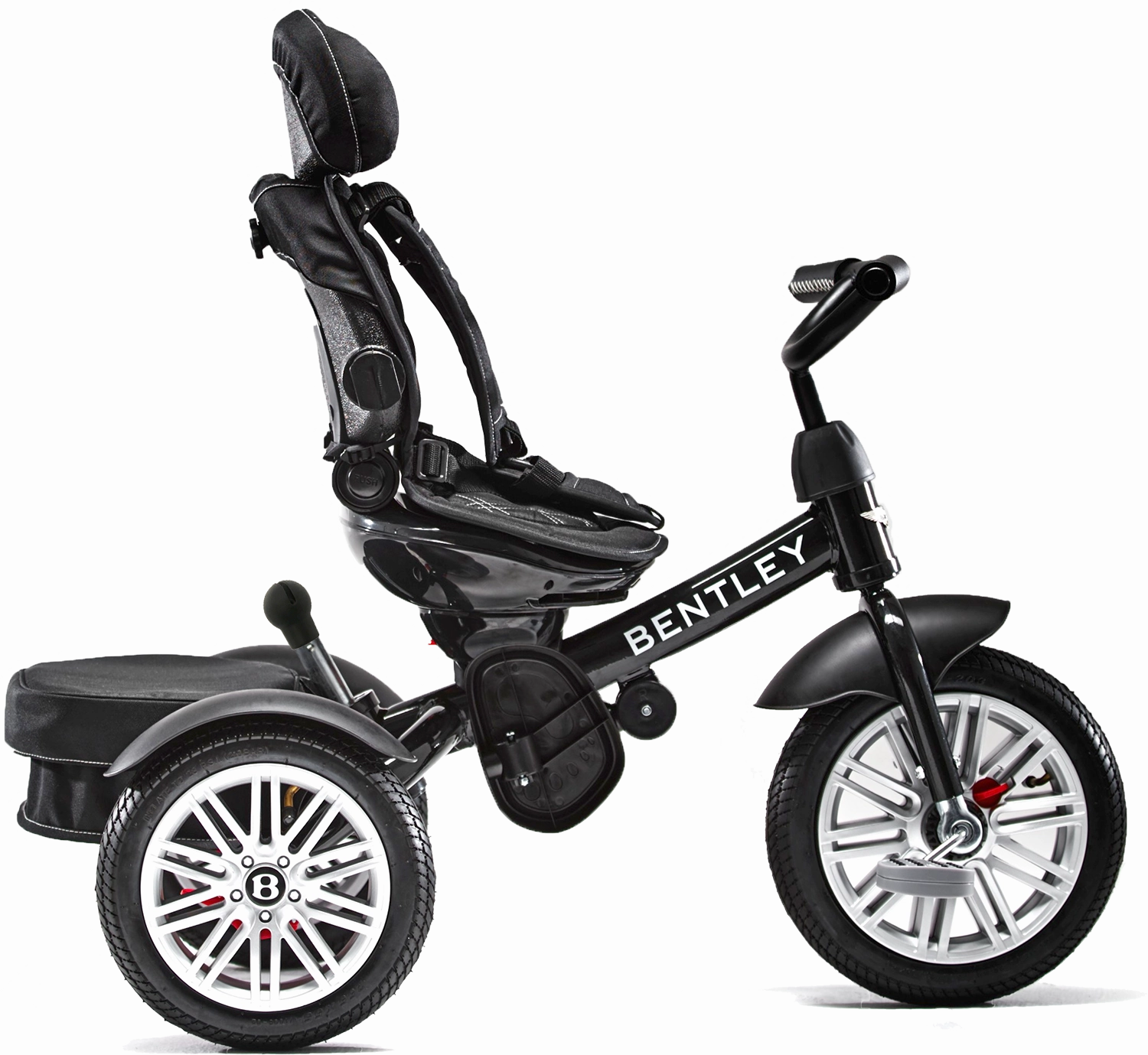 Bentley 6-in-1 Baby Stroller-Kids Trike (Onyx Black)
