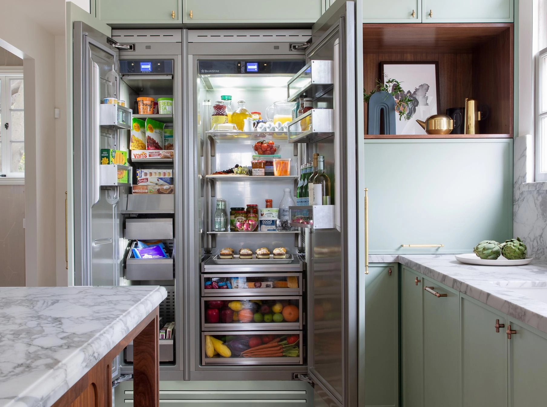 Bluestar BIRP24L0 24" Column Refrigerator - Panel Ready - Left Swing (Birp24L0)