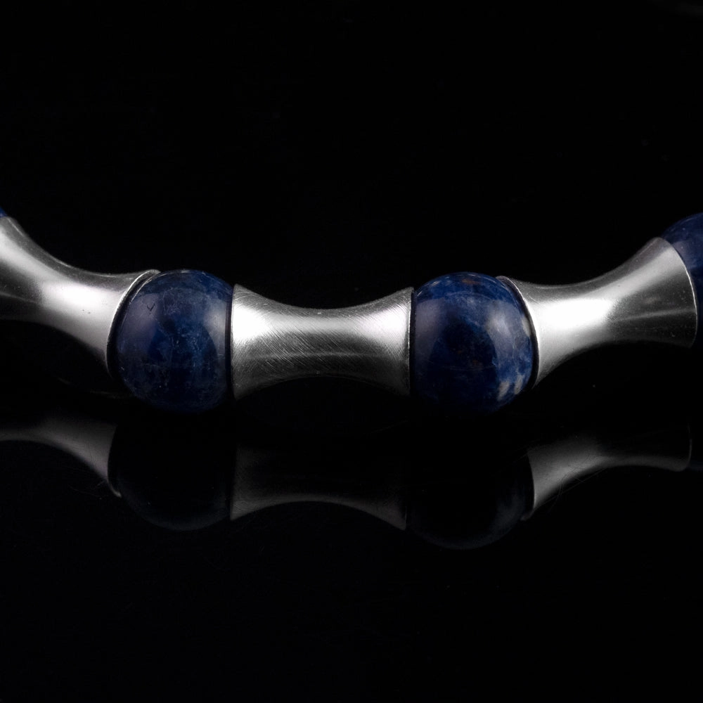 Bracelet Blue Wave - the GREATEST TIMEPIECE - 925 sterling silver