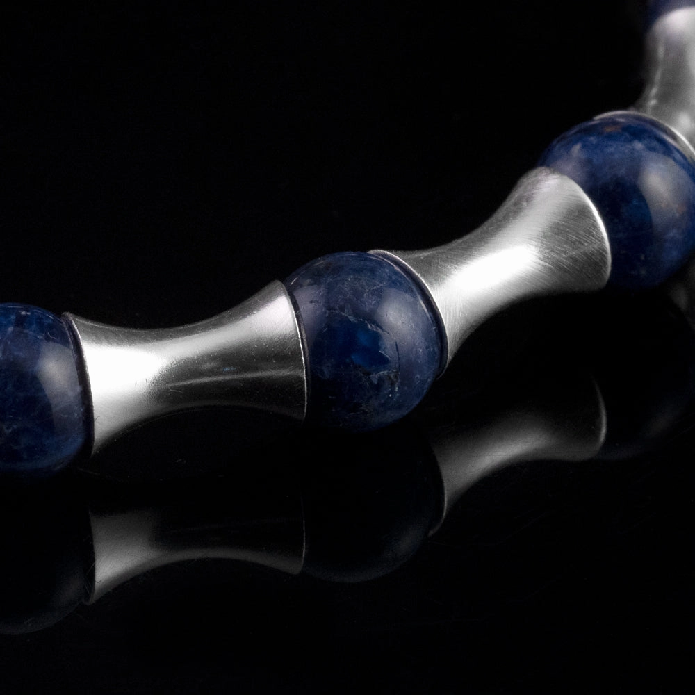 Bracelet Blue Wave - the GREATEST TIMEPIECE - 925 sterling silver