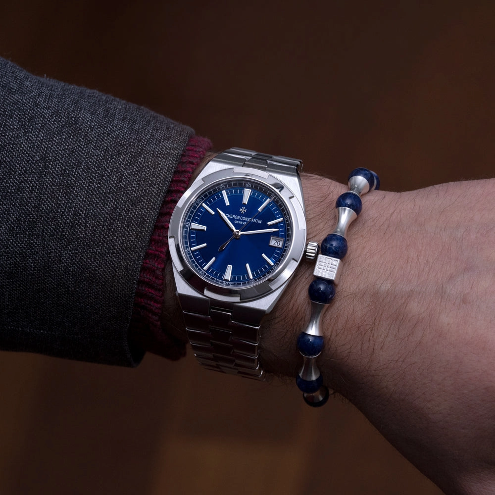 Bracelet Blue Wave - the GREATEST TIMEPIECE - 925 sterling silver