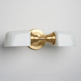 Buchmill (Opal) | 2 Shade Sconce