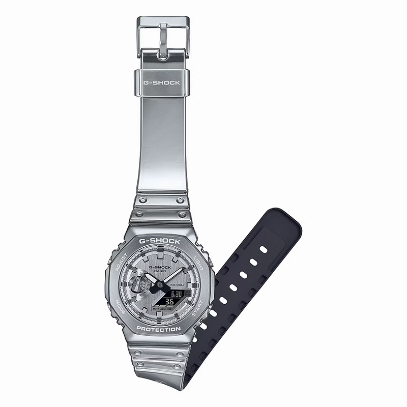 Casio G-Shock Fine Metallic Series G-Steel 2100 Series GM2100YM-8A Watch xld