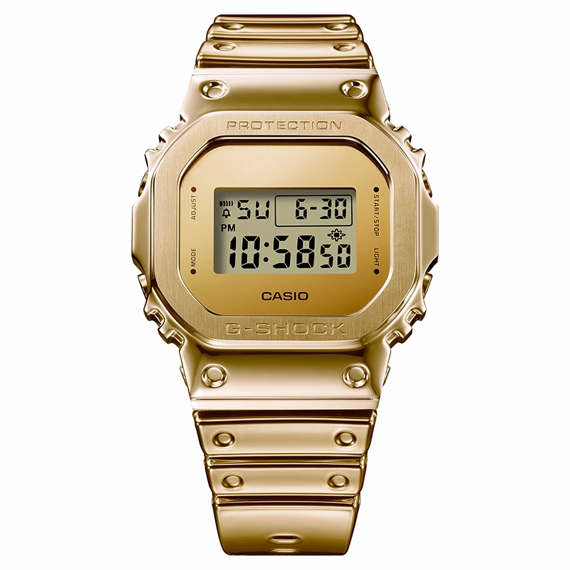 Casio G-Shock Fine Metallic Series G-Steel 5600 Series GM5600YMG-9 Watch xld