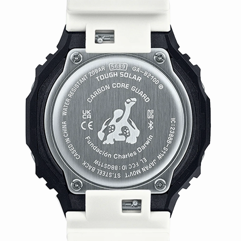 Casio x Charles Darwin Foundation 2100 Series Watch in White xld