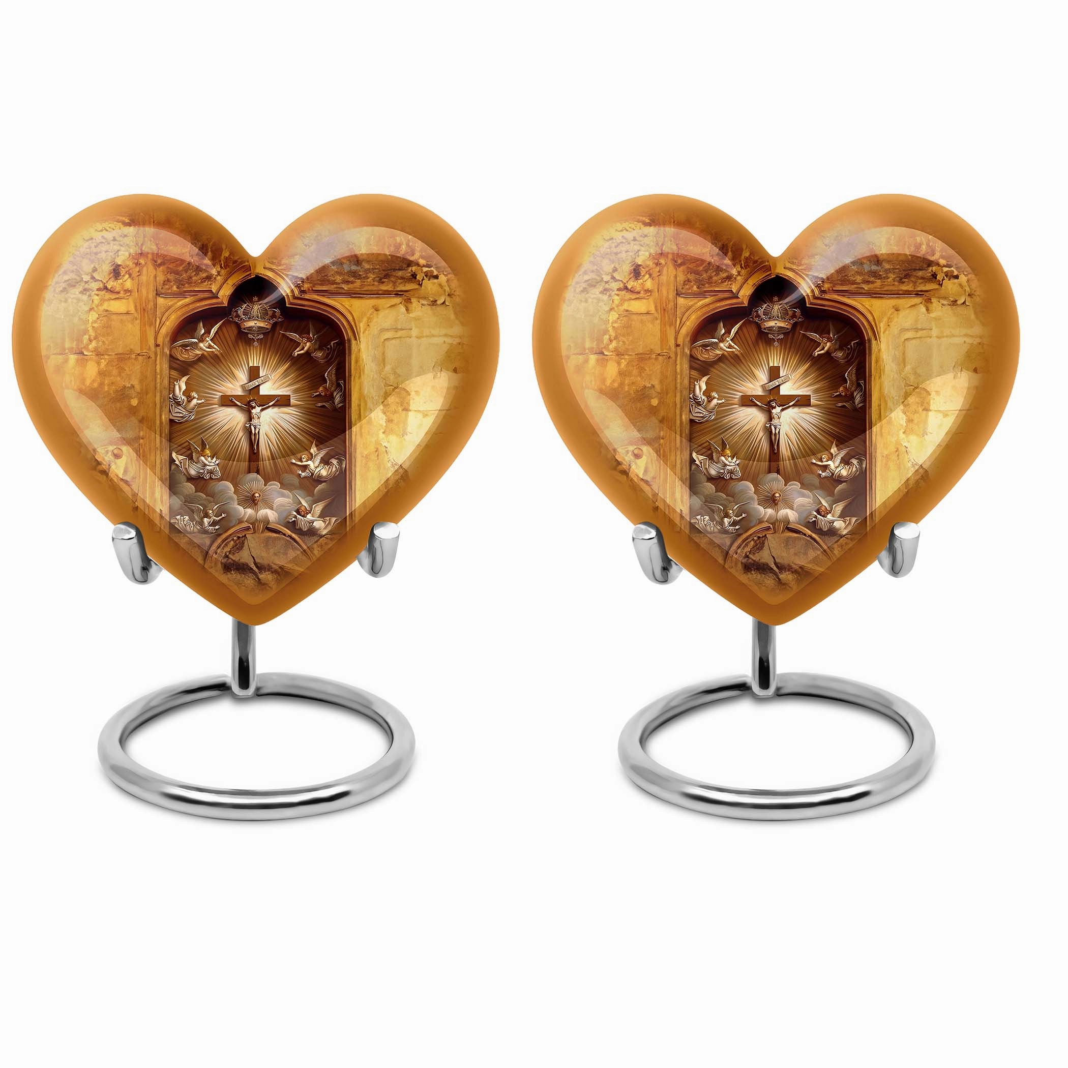 Catholic Custom Embrace Luxurious Memorial Urn
