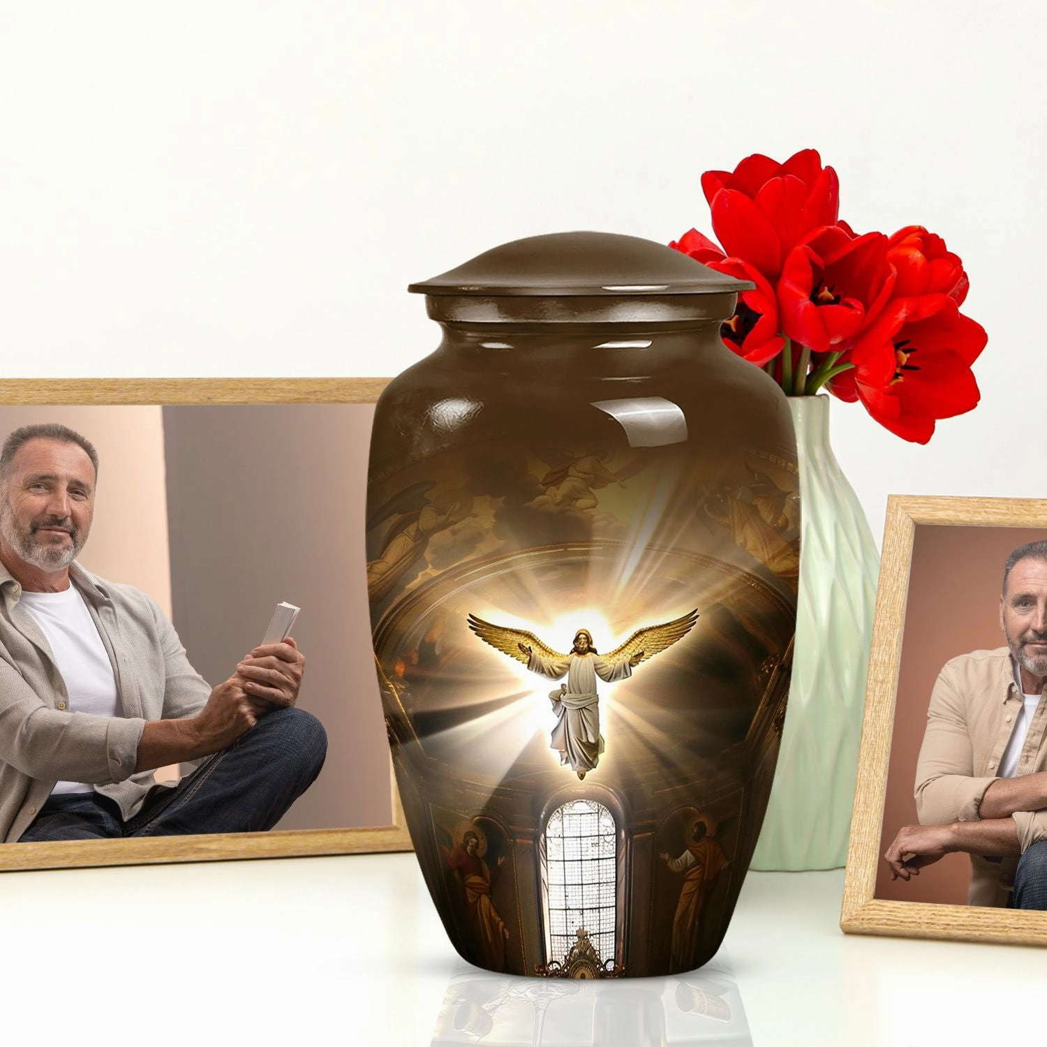 Catholic Hallowed Eternity: An Elegant Funeral Urn for Ashes
