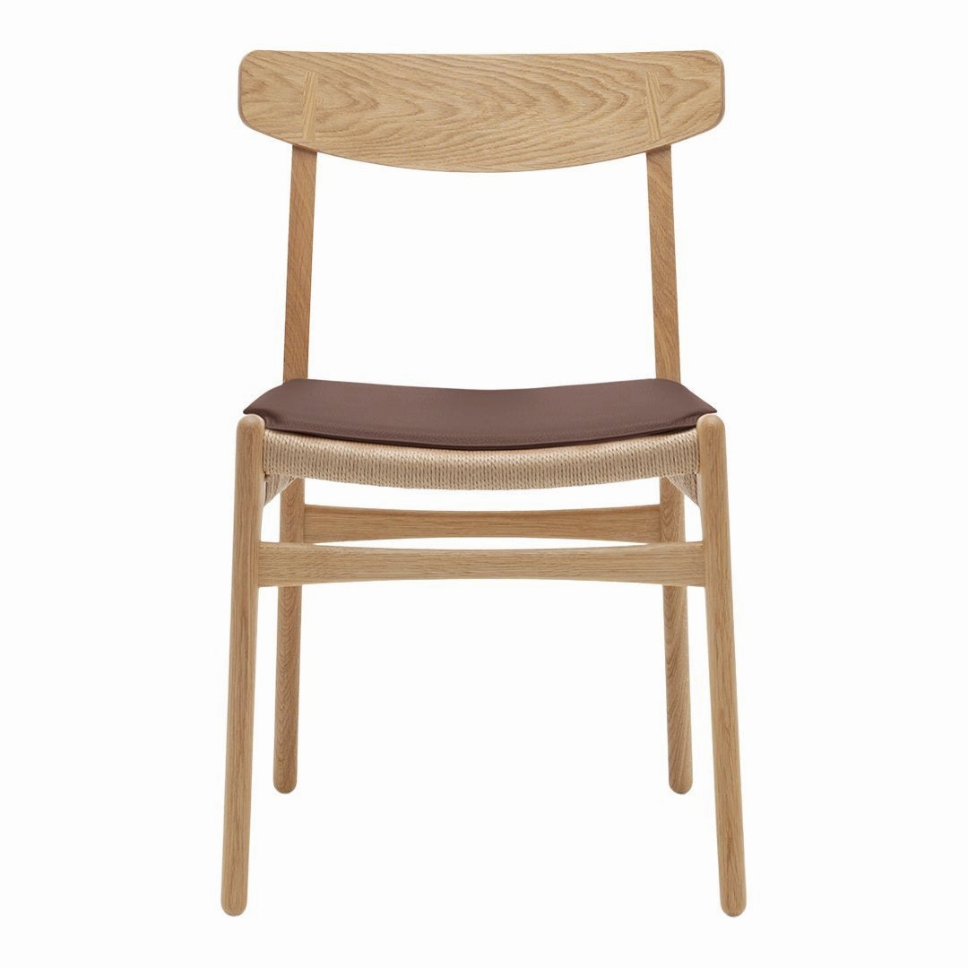 CH23 Chair - Leather Seat Cushion
