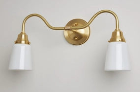 Chaika | 2 Shade Gooseneck Sconce
