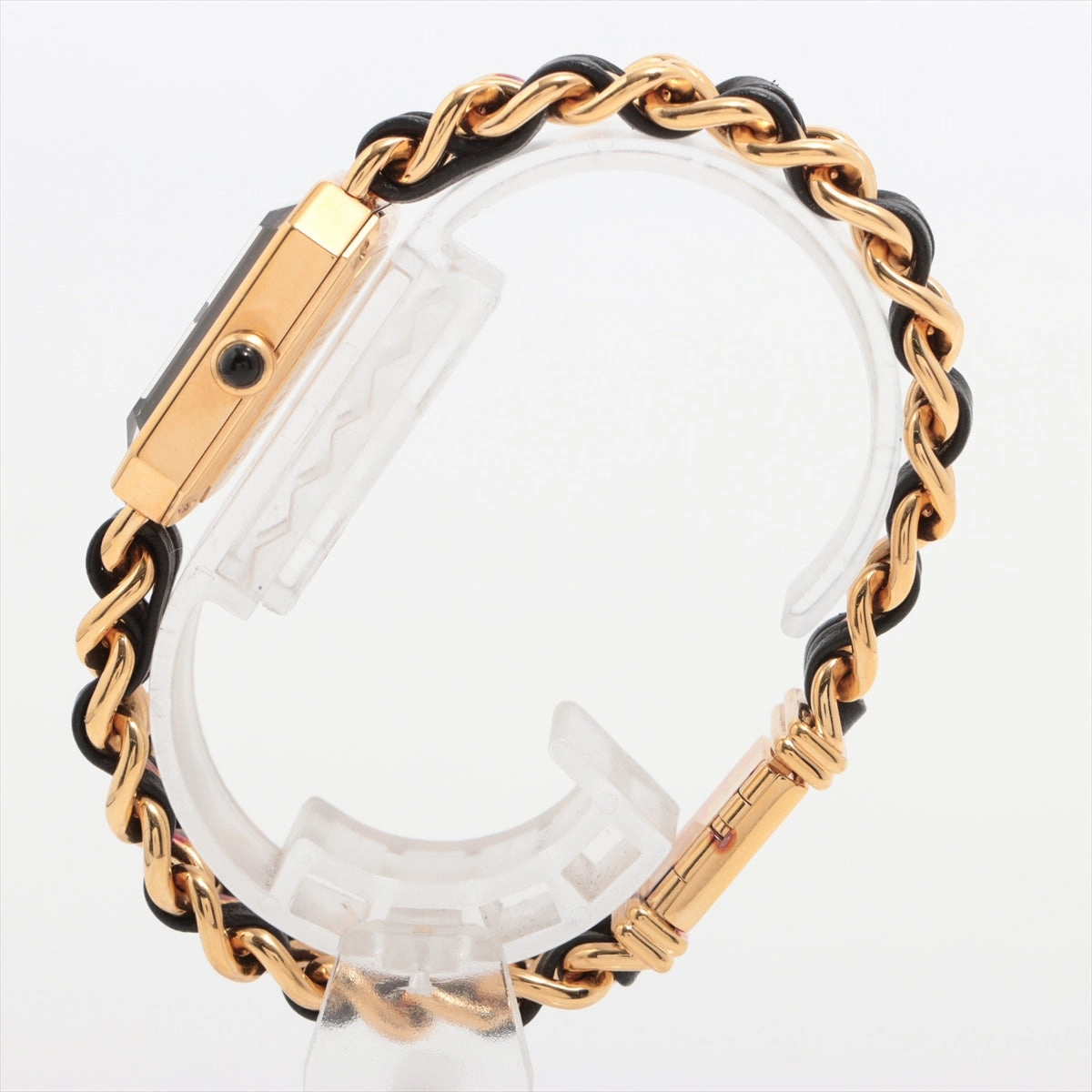 Chanel Premier L Black Face Gold Watch