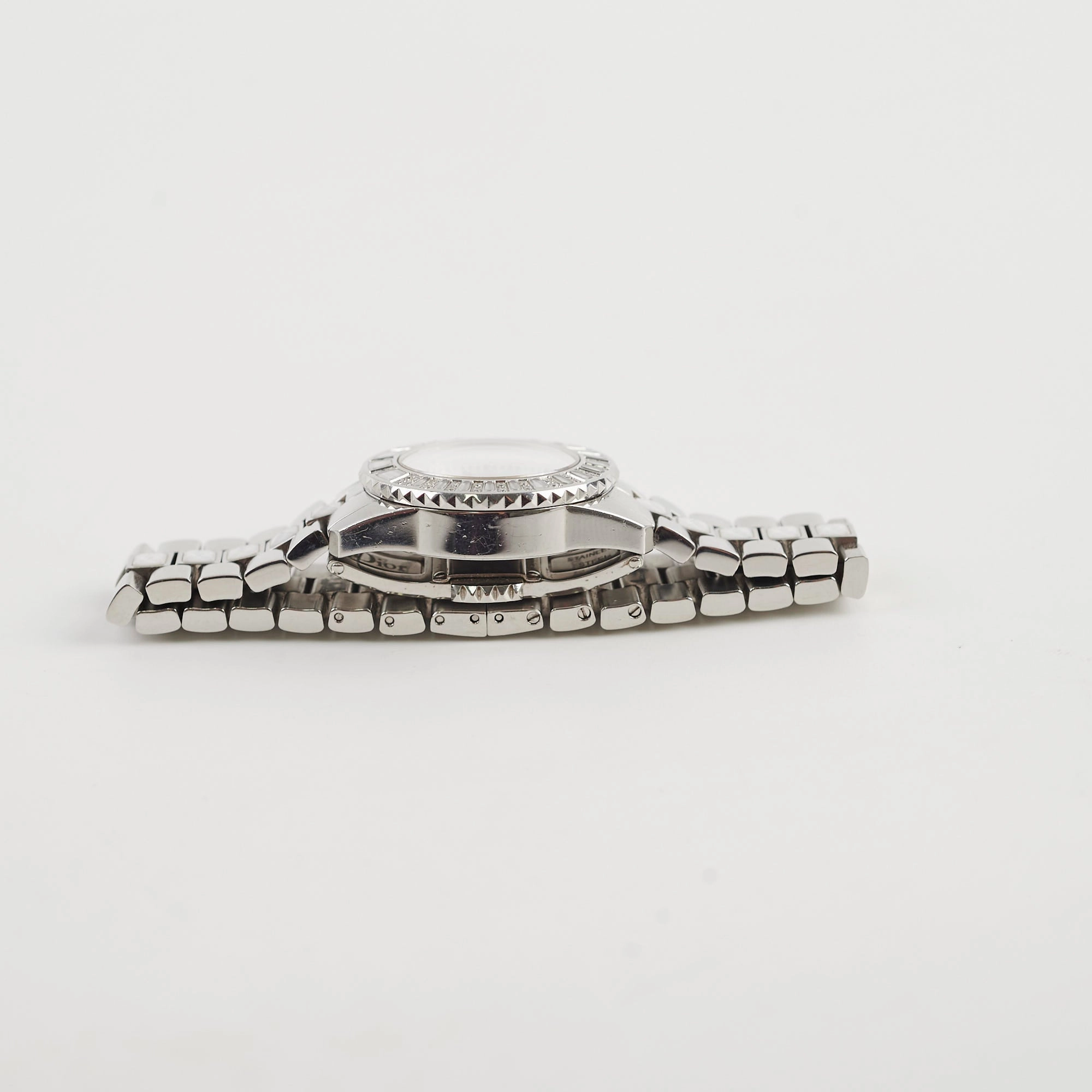 Christian Dior Crystal White Sapphire 28MM Watch CD112113M001