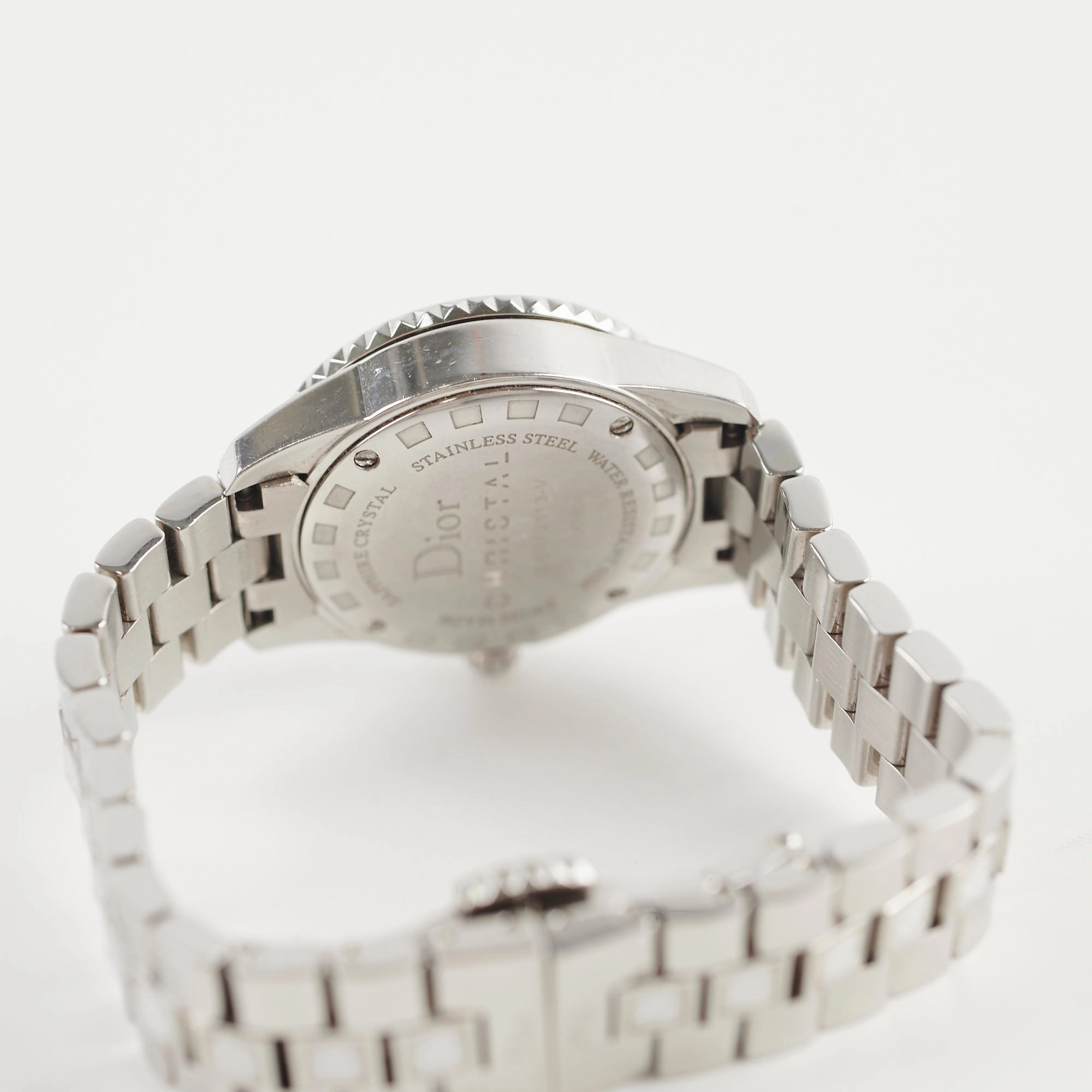Christian Dior Crystal White Sapphire 28MM Watch CD112113M001