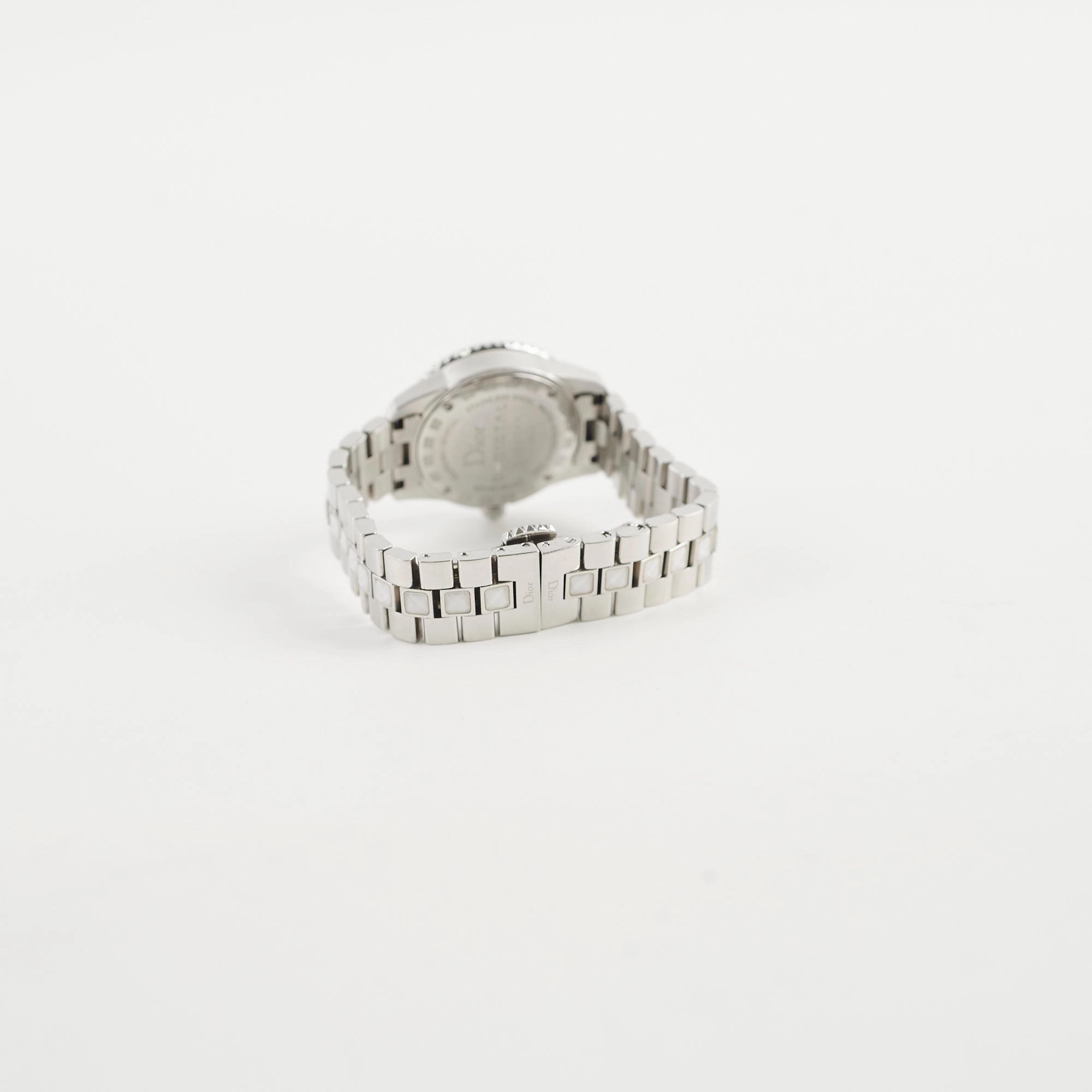 Christian Dior Crystal White Sapphire 28MM Watch CD112113M001
