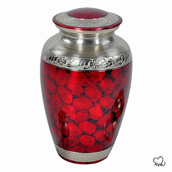 Classic Crimson Cremation Urn