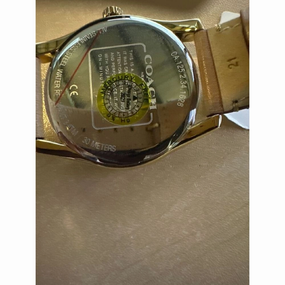 Coach Greyson 3-Hand Rubber Band Watch