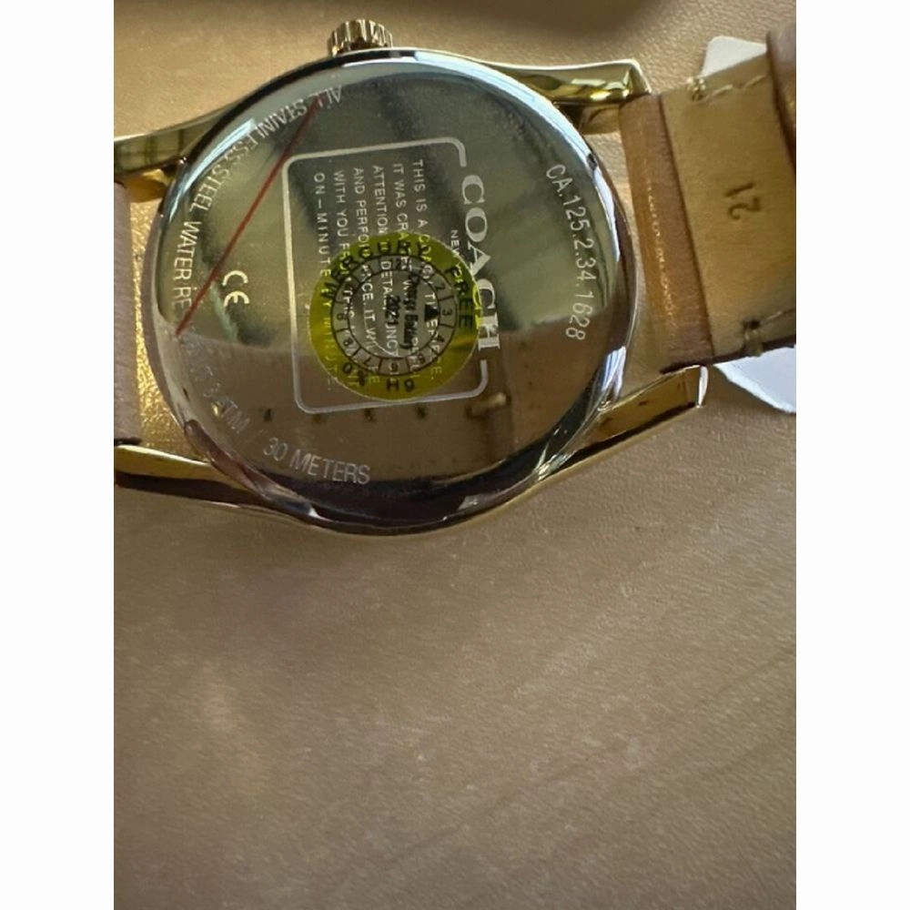 Coach Greyson 3-Hand Rubber Band Watch