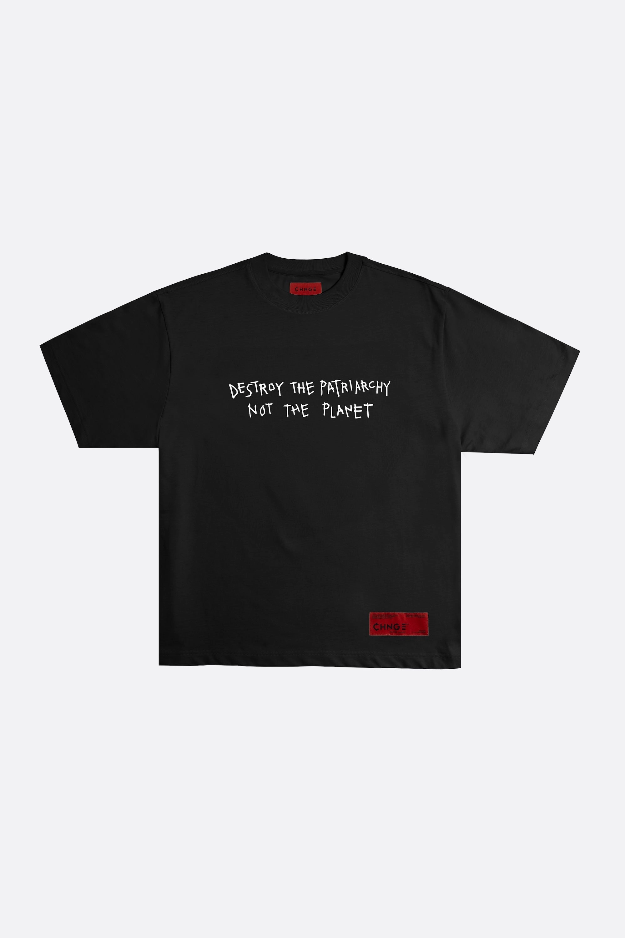 Destroy the Patriarchy Not the Planet S/S Tee (Black)
