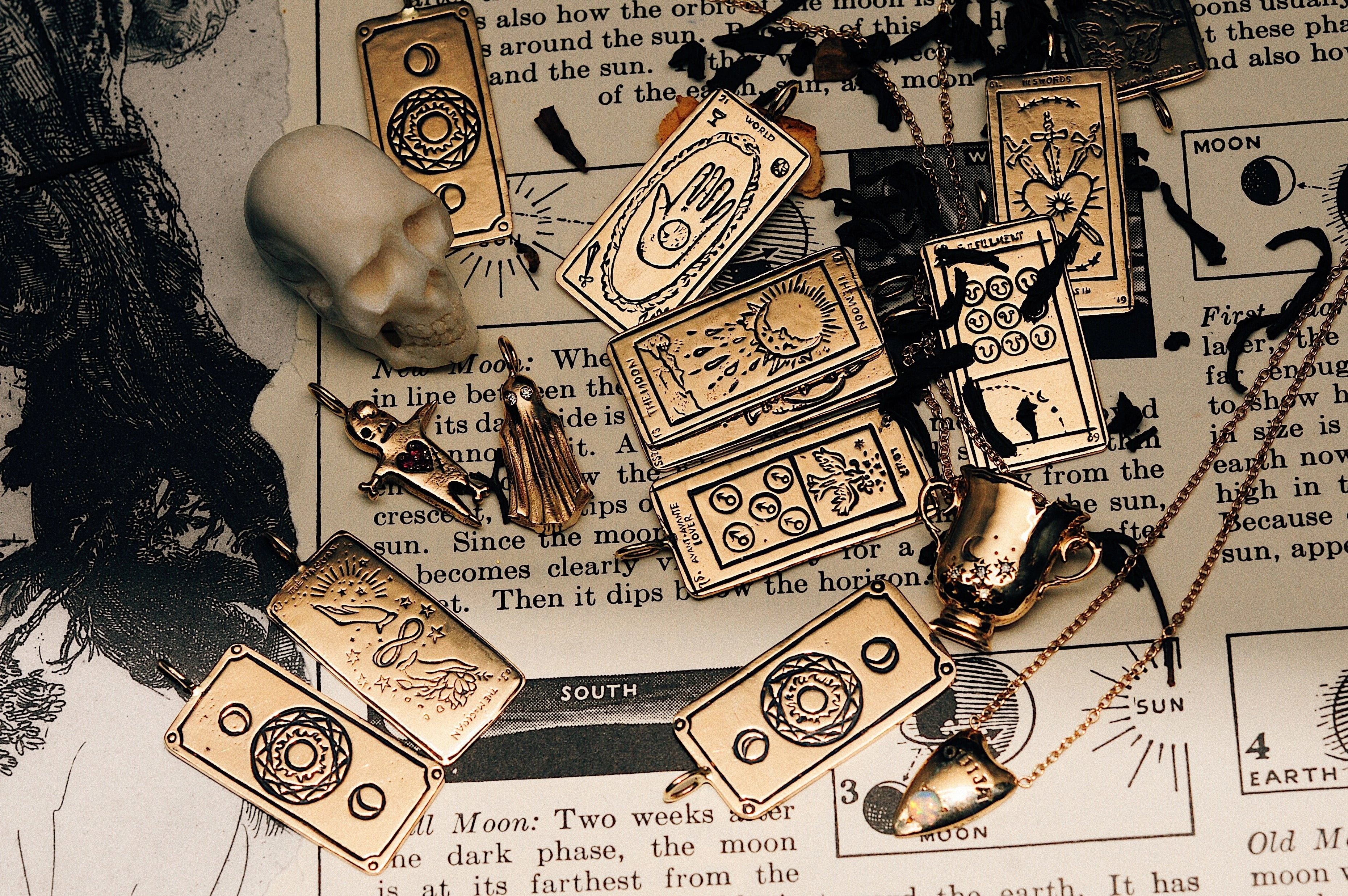 Diamond Ghost Necklace - READY-TO-SHIP