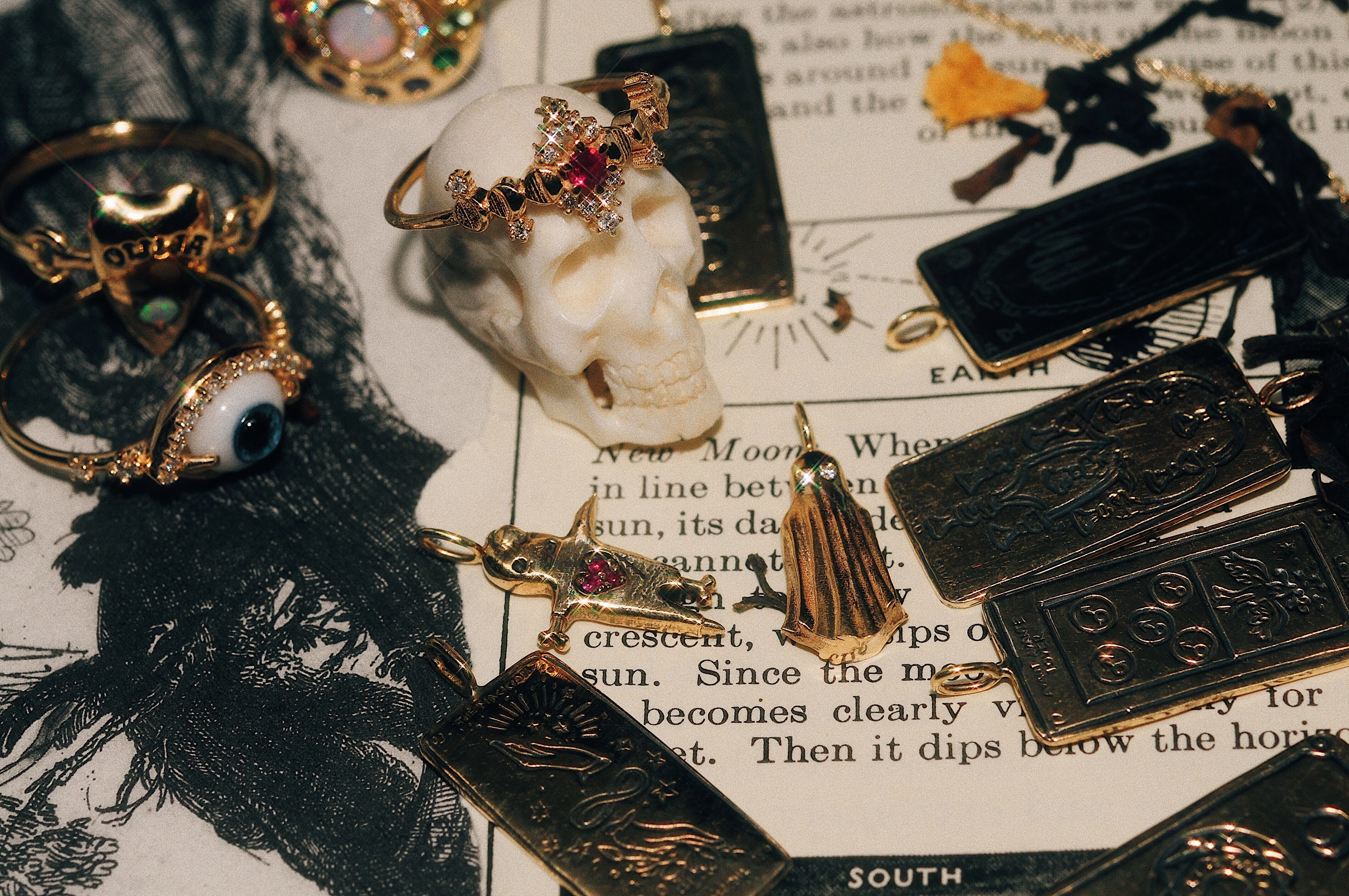 Diamond Ghost Necklace - READY-TO-SHIP