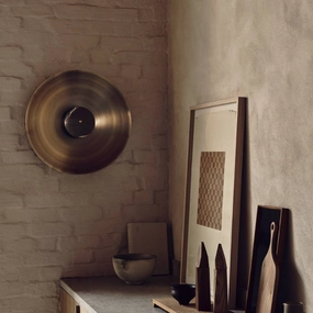 Disc Orb Wall Light