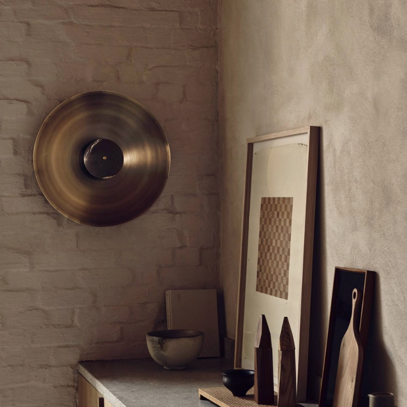 Disc Orb Wall Light