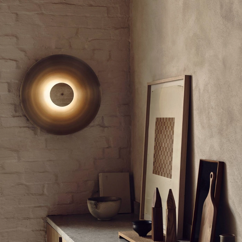 Disc Orb Wall Light