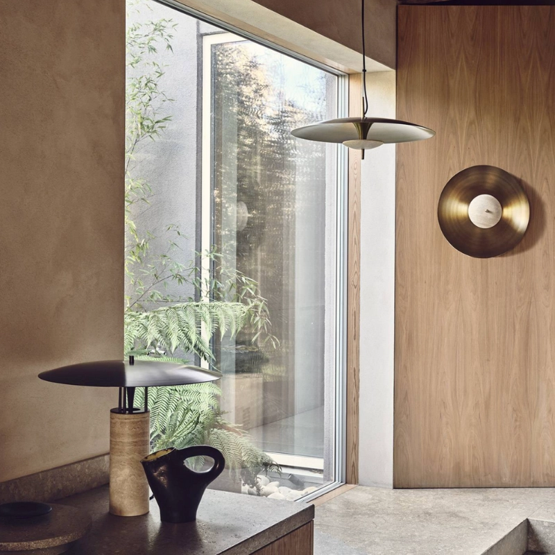 Disc Orb Wall Light