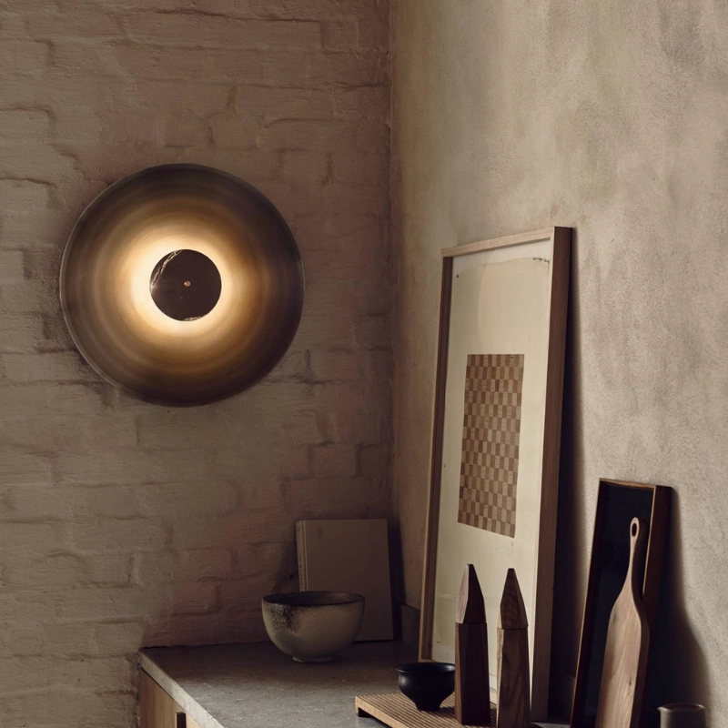 Disc Orb Wall Light