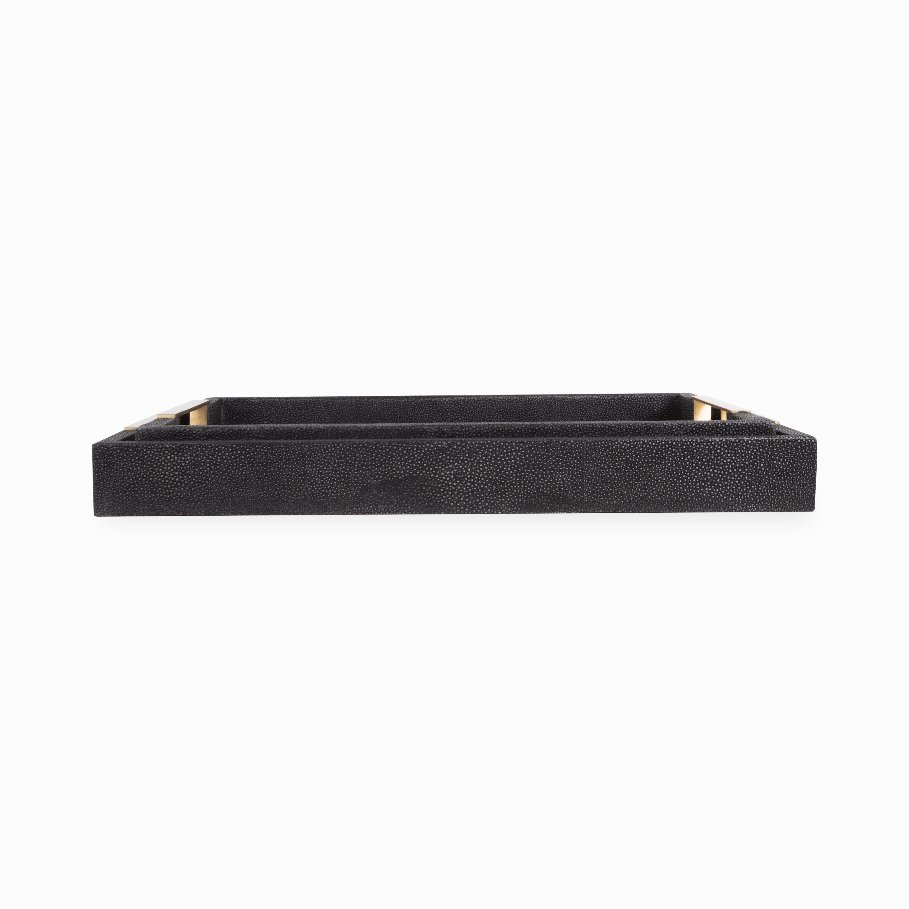 Faux Shagreen Tray