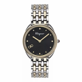 Ferragamo SFYN00820 Womens Cuir Two Tone 34mm Bracelet Fashion Watch