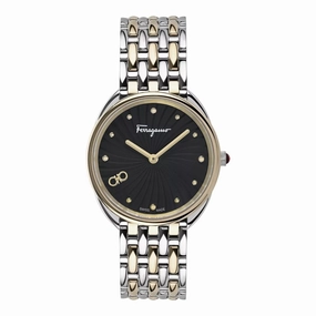 Ferragamo SFYN00820 Womens Cuir Two Tone 34mm Bracelet Fashion Watch