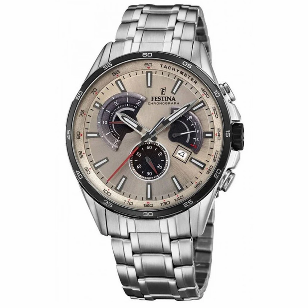 FESTINA F20200/2 Chronograph Quartz Watch with Stainless Steel Strap Men's Watch