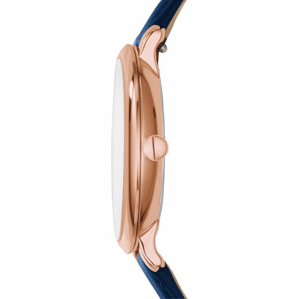 Fossil Jacqueline Navy Leather Watch ES3843