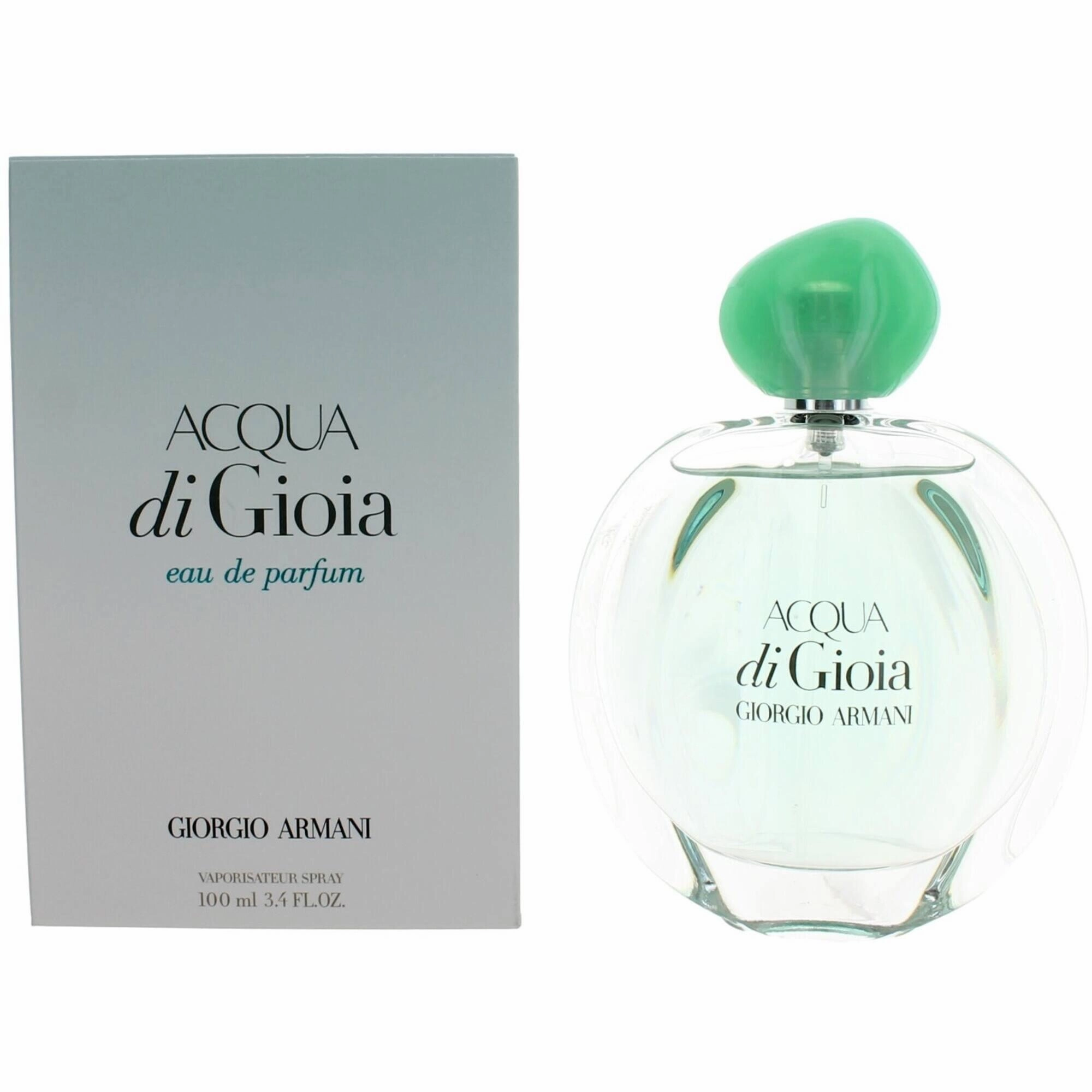 Giorgio Armani Women's Eau De Parfum Spray - Acqua di Gioia Luxurious Scent, 3.4oz