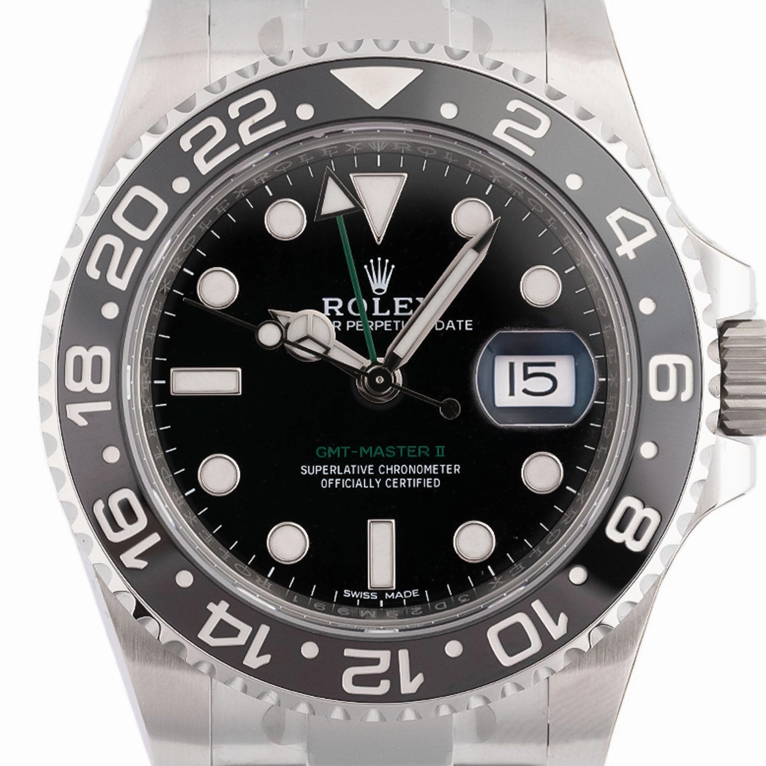 GMT-Master II Full Set LC100 Stickered 2019  - 116710LN