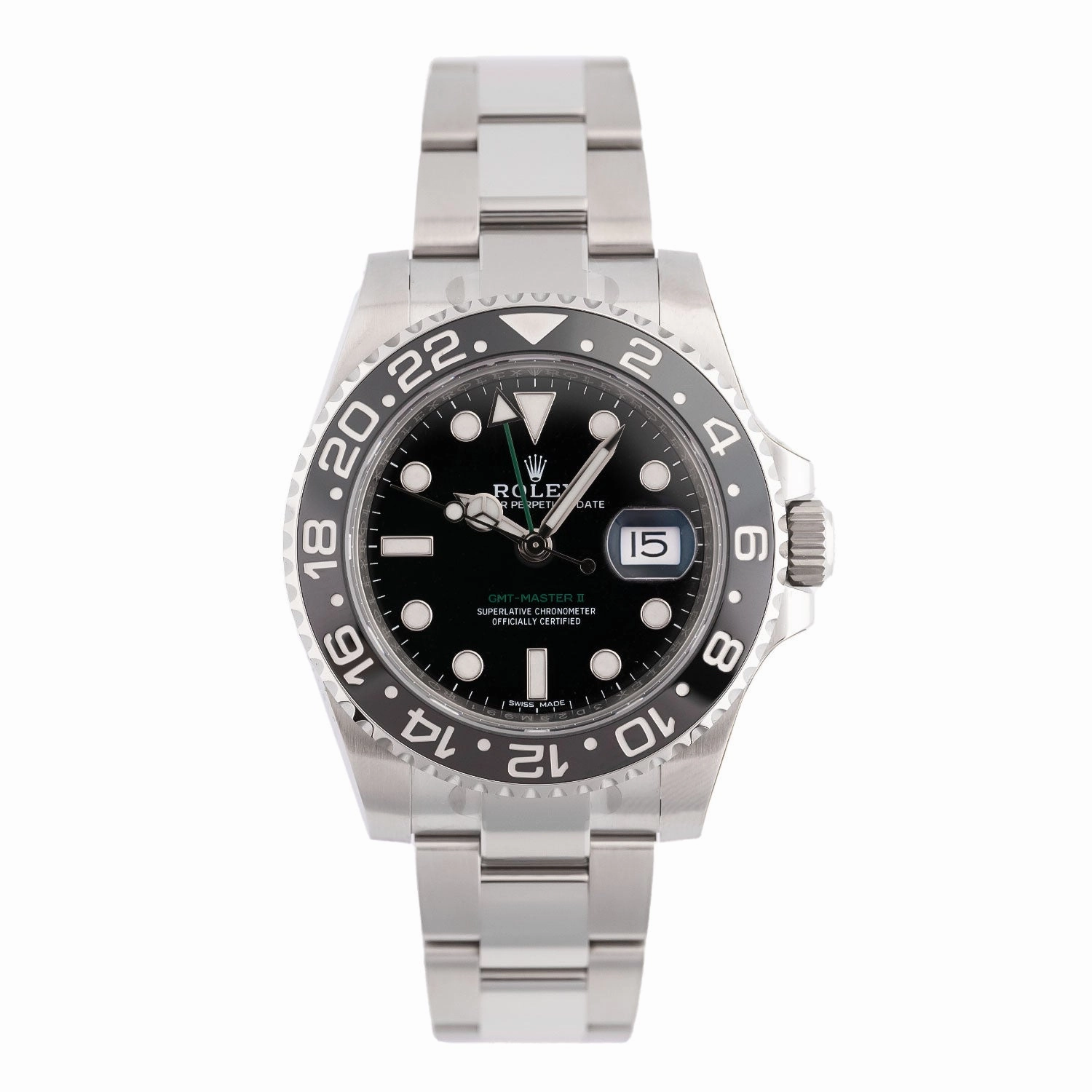 GMT-Master II Full Set LC100 Stickered 2019  - 116710LN